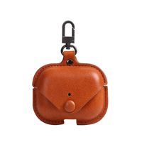 Classic Style Commute Color Block Imitation Leather Bluetooth Earbuds Case sku image 9