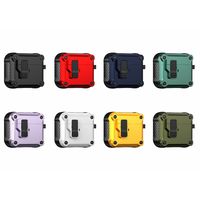 Business Classic Style Commute Color Block Tpu+pc Bluetooth Earbuds Case main image 4