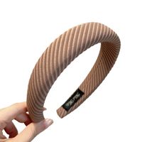 Simple Style Solid Color Sponge Hair Band main image 3