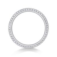 Elegant Dame Geometrisch Sterling Silber Gra Inlay Moissanit Ringe main image 5