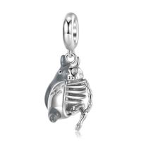 Cute Streetwear Cat Sterling Silver Plating Jewelry Accessories main image 1