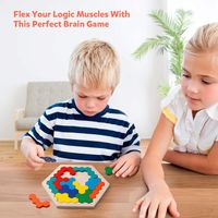 Puzzles Toddler(3-6years) Colorful Wood Toys main image 4