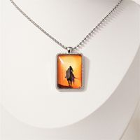 Modern Style Classic Style Horse Metal Unisex Keychain Necklace main image 1