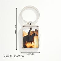 Modern Style Classic Style Horse Metal Unisex Keychain Necklace main image 3