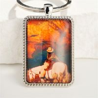Modern Style Classic Style Horse Metal Unisex Keychain Necklace main image 2