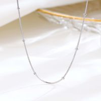 Simple Style Geometric Sterling Silver Plating Necklace sku image 1