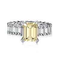 Elegant Glam Lady Geometric Sterling Silver Plating Inlay Zircon Rings main image 5