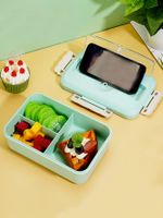 Casual Solid Color Plastic Food Containers main image 1