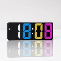 Casual Solid Color Plastic Alarm Clock sku image 18