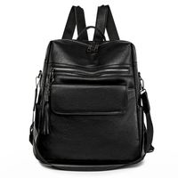 Color Block Casual Daily Women's Backpack sku image 1