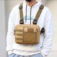 Men's Streetwear Solid Color Oxford Cloth Waist Bags main image 4