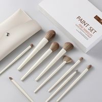 Classic Style Artificial Fiber Plastic Plastic Handle Makeup Brushes 1 Set main image 1