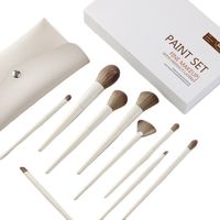 Classic Style Artificial Fiber Plastic Plastic Handle Makeup Brushes 1 Set main image 4