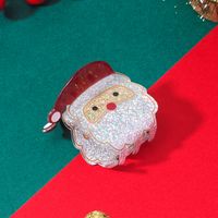 Cute Santa Claus Plastic Hair Claws main image 1