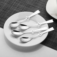Casual Solid Color Stainless Steel Spoon 1 Piece main image 7