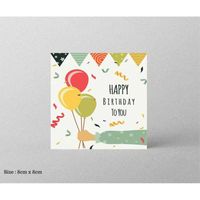 Birthday Cute Sweet Letter Flower Paper Card Party Festival Card sku image 15