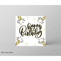 Birthday Cute Sweet Letter Flower Paper Card Party Festival Card sku image 18
