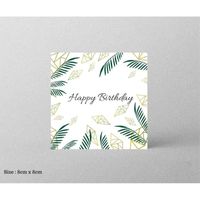 Birthday Cute Sweet Letter Flower Paper Card Party Festival Card sku image 14