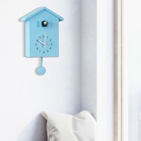 Casual Solid Color Plastic Alarm Clock Wall Art sku image 2