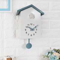 Casual Solid Color Plastic Alarm Clock Wall Art sku image 4