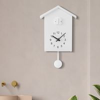 Casual Solid Color Plastic Alarm Clock Wall Art sku image 5