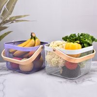 Vacation Solid Color Stainless Steel Storage Basket main image 1