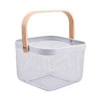 Vacation Solid Color Stainless Steel Storage Basket main image 3
