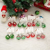 1 Pair Cute Star Stripe Snowflake Resin Ear Hook main image 1