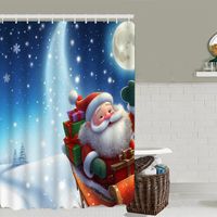 Casual Cartoon Chunya Spinning Shower Curtain sku image 36