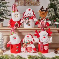 Christmas Cartoon Style Cute Santa Claus Snowman Cloth Party Festival Gift Bags main image 5
