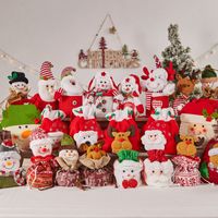 Christmas Cartoon Style Cute Santa Claus Snowman Cloth Party Festival Gift Bags main image 2