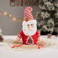 Christmas Cartoon Style Cute Santa Claus Snowman Cloth Party Festival Gift Bags sku image 39