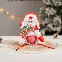 Christmas Cartoon Style Cute Santa Claus Snowman Cloth Party Festival Gift Bags sku image 40