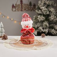 Christmas Cartoon Style Cute Santa Claus Snowman Cloth Party Festival Gift Bags sku image 33