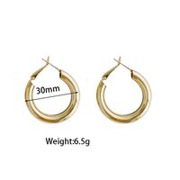 1 Pair Simple Style Solid Color Plating Alloy White Gold Plated Earrings sku image 2