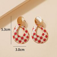 1 Pair Cute Vintage Style Sweet Geometric Ferroalloy Drop Earrings main image 3