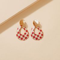 1 Pair Cute Vintage Style Sweet Geometric Ferroalloy Drop Earrings main image 4