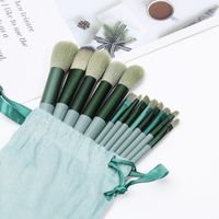 Lady Artificial Fiber Plastic Handgrip Makeup Brushes 1 Set main image 3