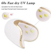 Lady Solid Color Plastic Nail Lamp 1 Piece main image 4