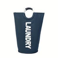 Casual Solid Color Oxford Cloth Laundry Basket sku image 6