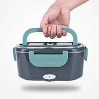 Casual Solid Color Stainless Steel Plastic Electric Lunch Box main image 3