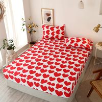 Casual Vacation Love Checkered Chemical Fiber Beddings main image 5