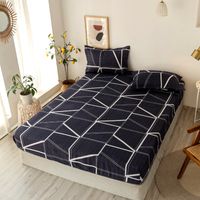 Casual Vacation Love Checkered Chemical Fiber Beddings sku image 9