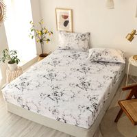 Casual Vacation Love Checkered Chemical Fiber Beddings sku image 12