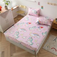 Casual Vacation Love Checkered Chemical Fiber Beddings sku image 19
