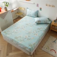 Casual Vacation Love Checkered Chemical Fiber Beddings sku image 20