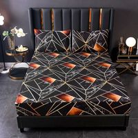 Casual Vacation Love Checkered Chemical Fiber Beddings sku image 22