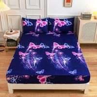 Casual Vacation Love Checkered Chemical Fiber Beddings sku image 23