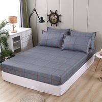 Casual Vacation Love Checkered Chemical Fiber Beddings sku image 30