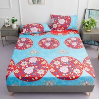 Casual Vacation Love Checkered Chemical Fiber Beddings sku image 33